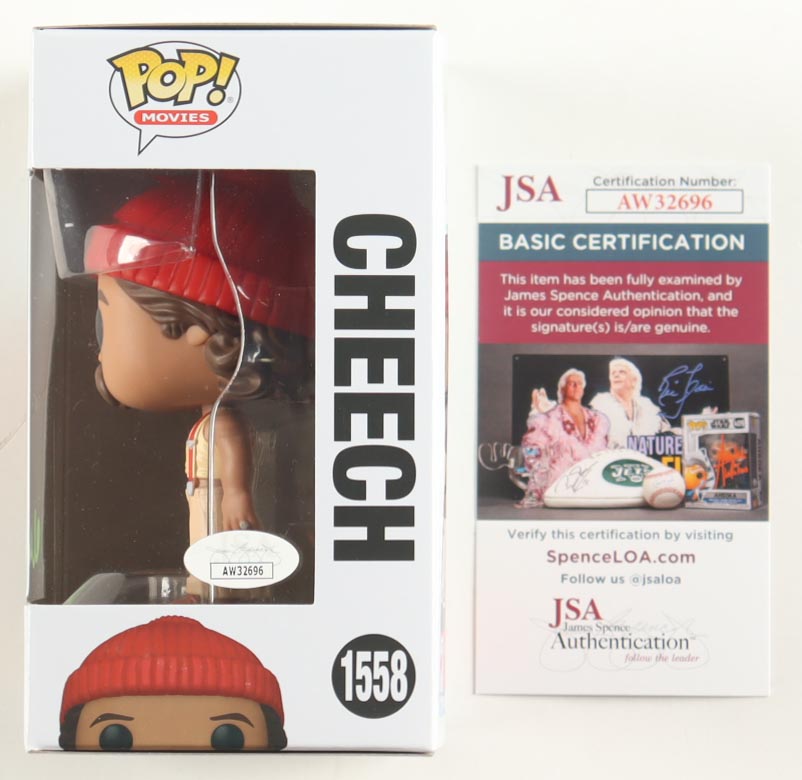 Cheech Marin Signed "Cheech & Chong's: Up in Smoke" #1559 Chong Funko Pop! Vinyl Figure (JSA) at PristineAuction.com Cheech Marin Signed "Cheech & Chong's: Up in Smoke" #1559 Chong Funko Pop! Vinyl Figure (JSA) at PristineAuction.com