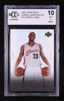 LeBron James 2003 Upper Deck LeBron James Box Set #12 Willing And Able RC (BCCG 10) at PristineAuction.com