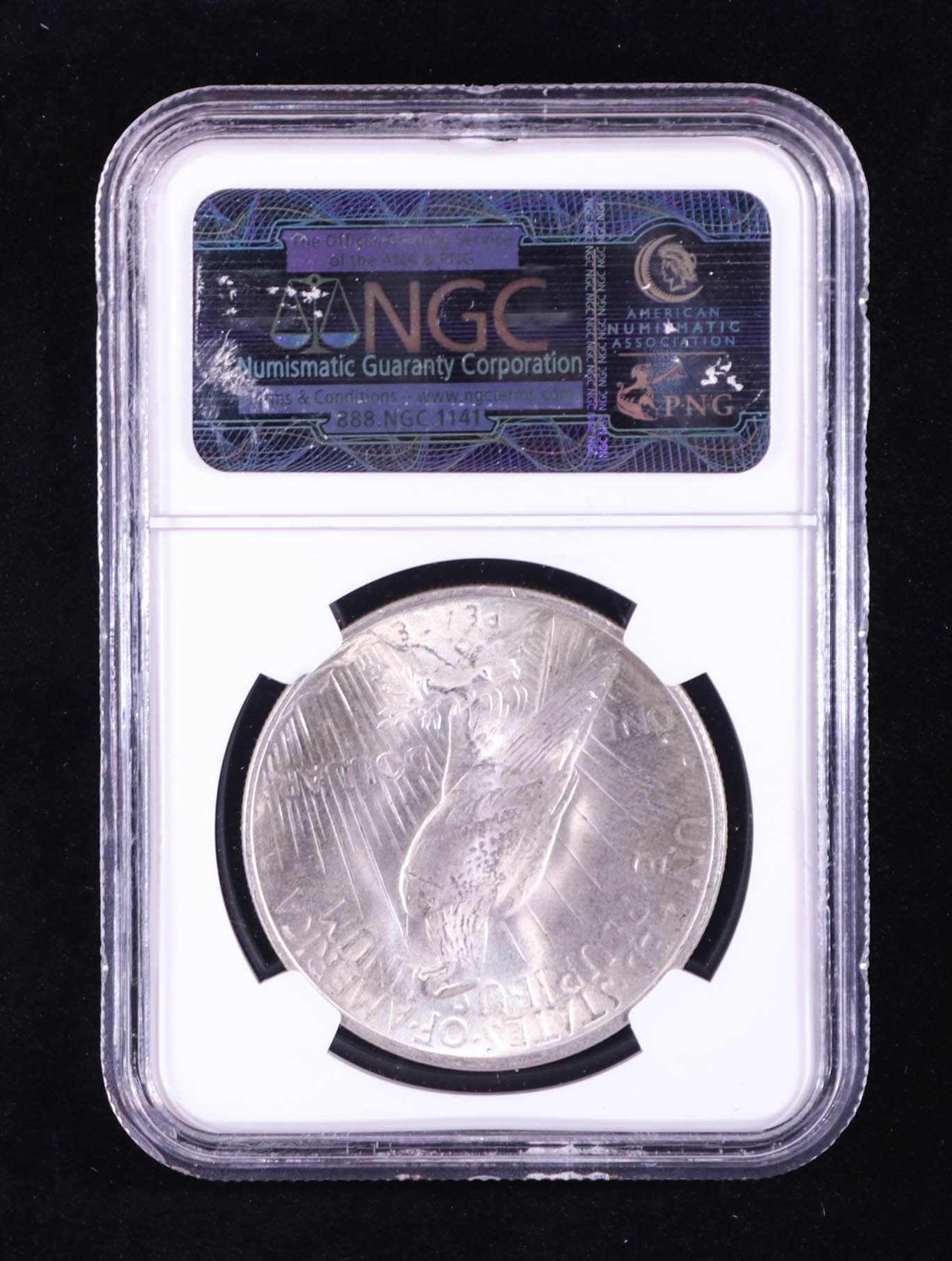 1922 Peace Silver $1 Dollar (NGC MS65) at PristineAuction.com 1922 Peace Silver $1 Dollar (NGC MS65) at PristineAuction.com