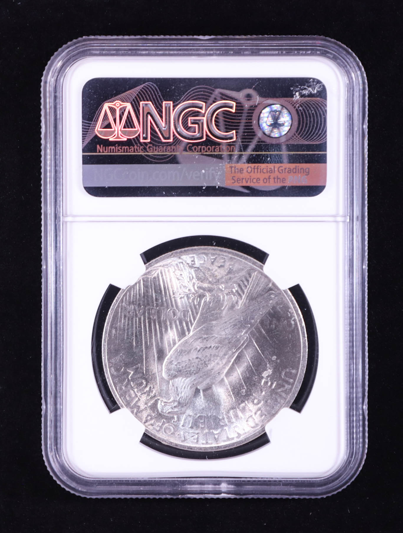 1923 Peace Silver $1 Dollar (NGC MS65) at PristineAuction.com 1923 Peace Silver $1 Dollar (NGC MS65) at PristineAuction.com