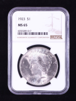 1923 Peace Silver $1 Dollar (NGC MS65) at PristineAuction.com