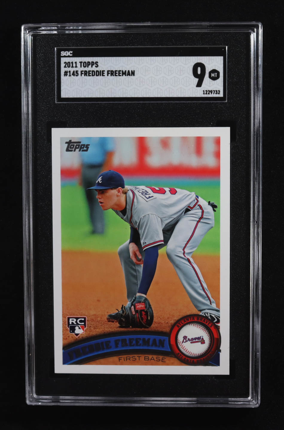 Freddie Freeman 2011 Topps #145 RC (SGC 9) at PristineAuction.com Freddie Freeman 2011 Topps #145 RC (SGC 9) at PristineAuction.com