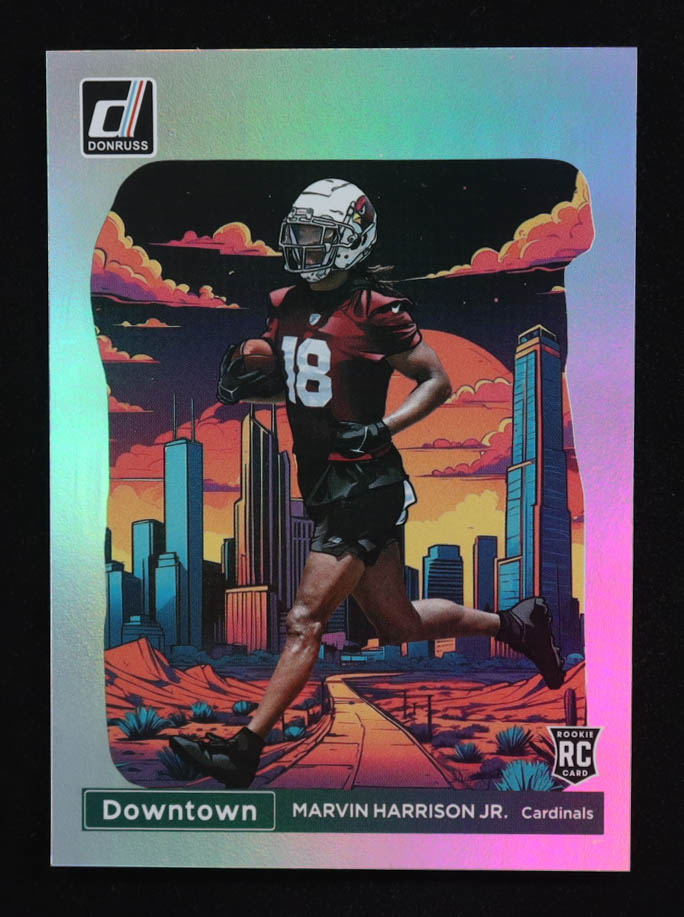 Marvin Harrison Jr. 2024 Panini Donruss Downtown #12 RC at PristineAuction.com Marvin Harrison Jr. 2024 Panini Donruss Downtown #12 RC at PristineAuction.com