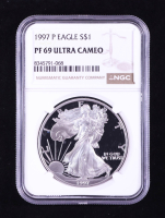 1997-P Proof American $1 Dollar Silver Eagle (NGC PF69 Ultra Cameo) at PristineAuction.com