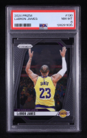 LeBron James 2024-25 Panini Prizm #130 (PSA 8) at PristineAuction.com