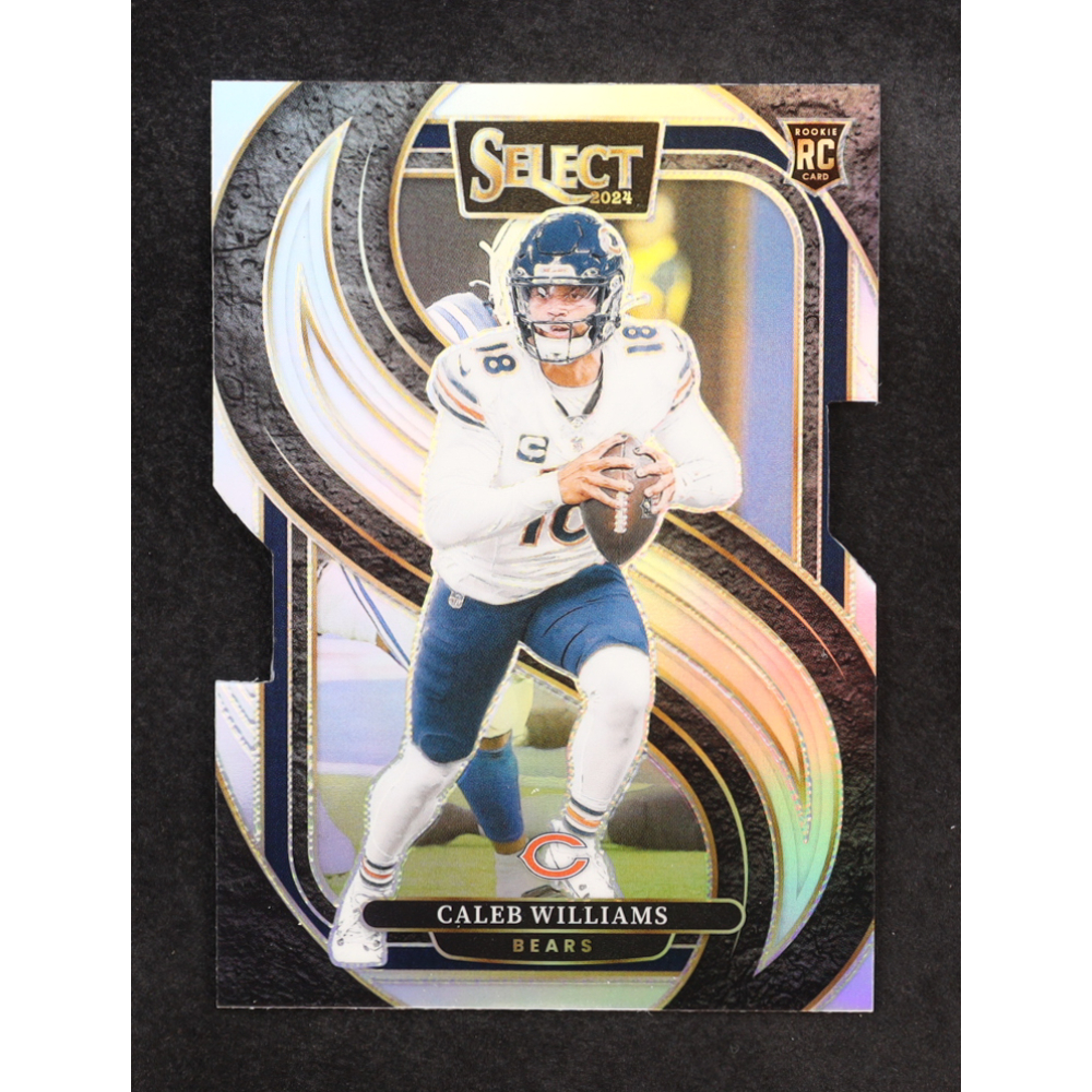 Caleb Williams 2024 Select Prizm Silver Die Cut #114 RC at PristineAuction.com