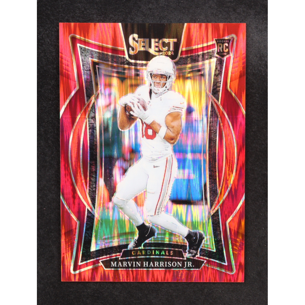 Marvin Harrison Jr. 2024 Select Prizm Red Shock #28 RC #241/249 at PristineAuction.com