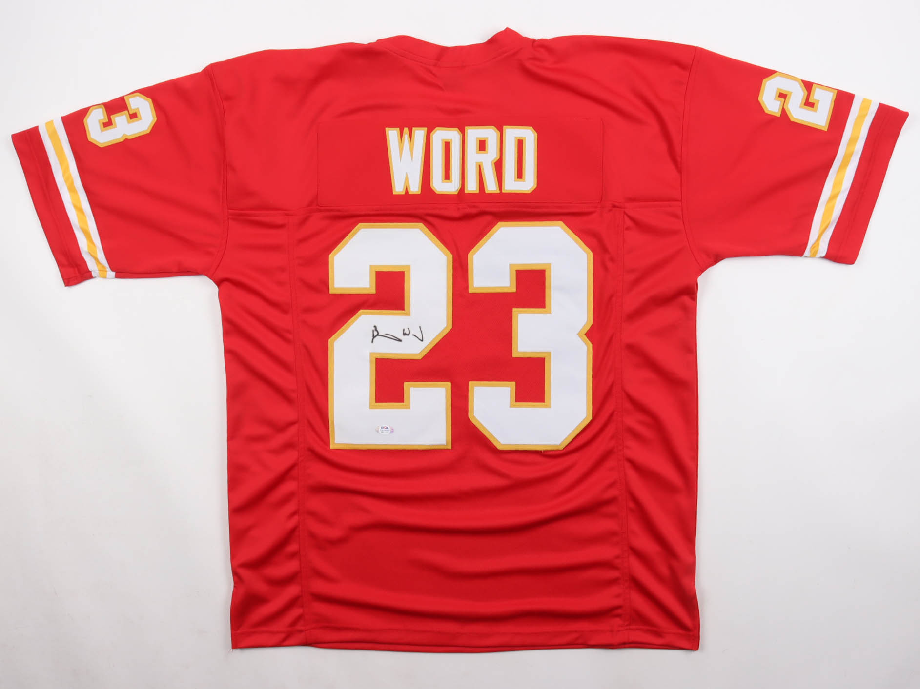 Barry Word Signed Jersey (PSA) at PristineAuction.com Barry Word Signed Jersey (PSA) at PristineAuction.com