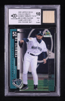 Ichiro Suzuki 2001 Upper Deck Collectibles Ichiro Tribute to 51 #I6 Game-Used Rookie Bat RC (BCCG 10) at PristineAuction.com