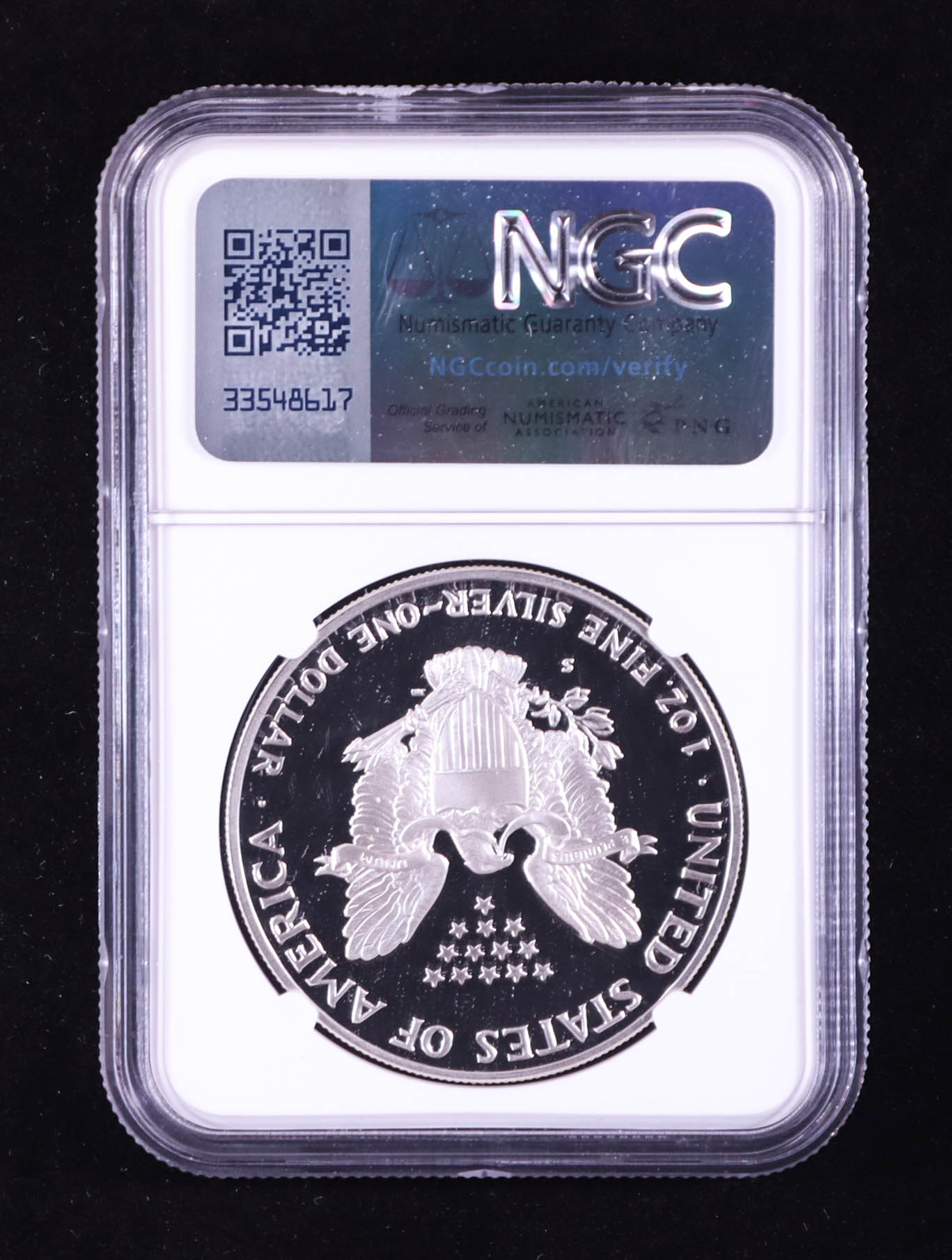 1992-S Proof American $1 Dollar Silver Eagle (NGC PF69 Ultra Cameo) at PristineAuction.com 1992-S Proof American $1 Dollar Silver Eagle (NGC PF69 Ultra Cameo) at PristineAuction.com