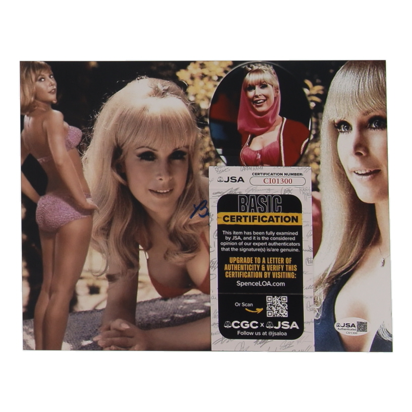 Barbara Eden Signed "I Dream of Jeannie" 8x10 Photo Inscribed "Jeannie" (JSA) at PristineAuction.com Barbara Eden Signed "I Dream of Jeannie" 8x10 Photo Inscribed "Jeannie" (JSA) at PristineAuction.com