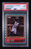 LeBron James 2024 Topps Chrome McDonald's All-American Aqua Wave #50 #188/199 (PSA 9) at PristineAuction.com