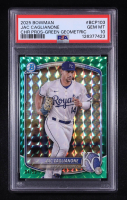 Jac Caglianone 2025 Bowman Chrome Prospects Green Geometric Refractor #BCP-103 RC (PSA 10) at PristineAuction.com