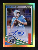 Jared Goff 2025 Score Signatures Gold Zone #154 #29/50 at PristineAuction.com
