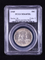 1949 Franklin 50 Cent Silver Half Dollar - Full Bell Lines (PCGS MS64FBL) at PristineAuction.com