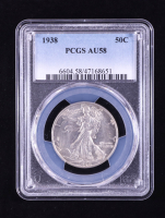 1938 Walking Liberty Silver 50 Cent Half Dollar (PCGS AU58) at PristineAuction.com