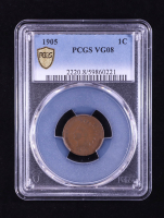 1905 Indian Head 1C Cent Penny - Gold Shield (PCGS VG08) at PristineAuction.com