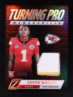 Xavier Worthy 2024 Zenith Turning Pro Memorabilia Prime #6 #11/49 RC at PristineAuction.com