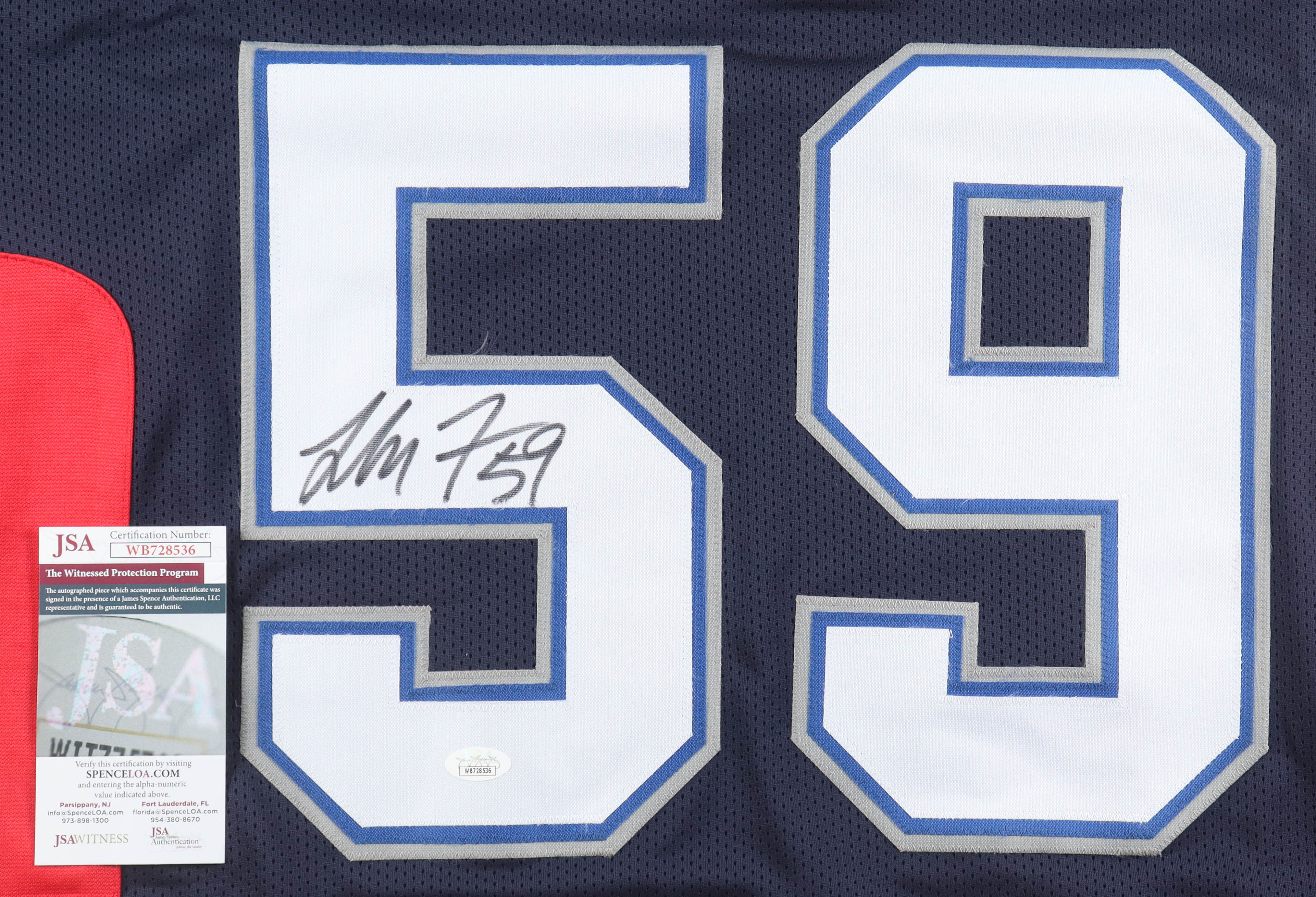 London Fletcher Signed Jersey (JSA) at PristineAuction.com London Fletcher Signed Jersey (JSA) at PristineAuction.com