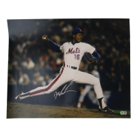 Dwight 'Doc' Gooden Signed Mets 16x20 Photo (Beckett) at PristineAuction.com