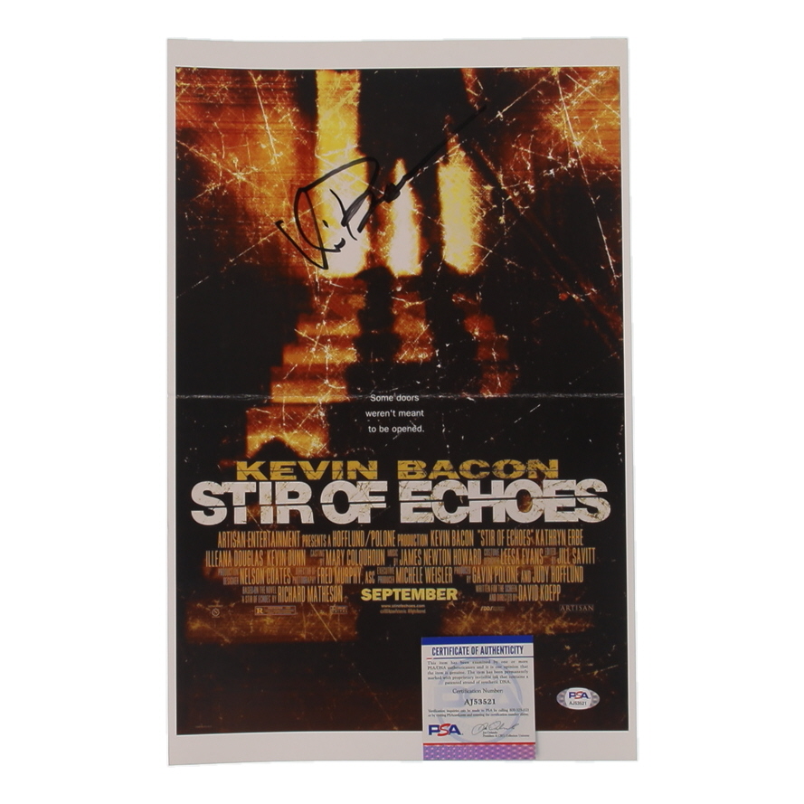 Kevin Bacon Signed "Stir of Echoes" 11x17 Photo (PSA) at PristineAuction.com Kevin Bacon Signed "Stir of Echoes" 11x17 Photo (PSA) at PristineAuction.com