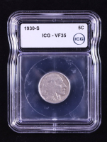 1930-S Buffalo 5 Cent Nickel (IGC VF35) at PristineAuction.com