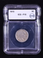 1915 Buffalo 5 Cent Nickel (IGC F15) at PristineAuction.com