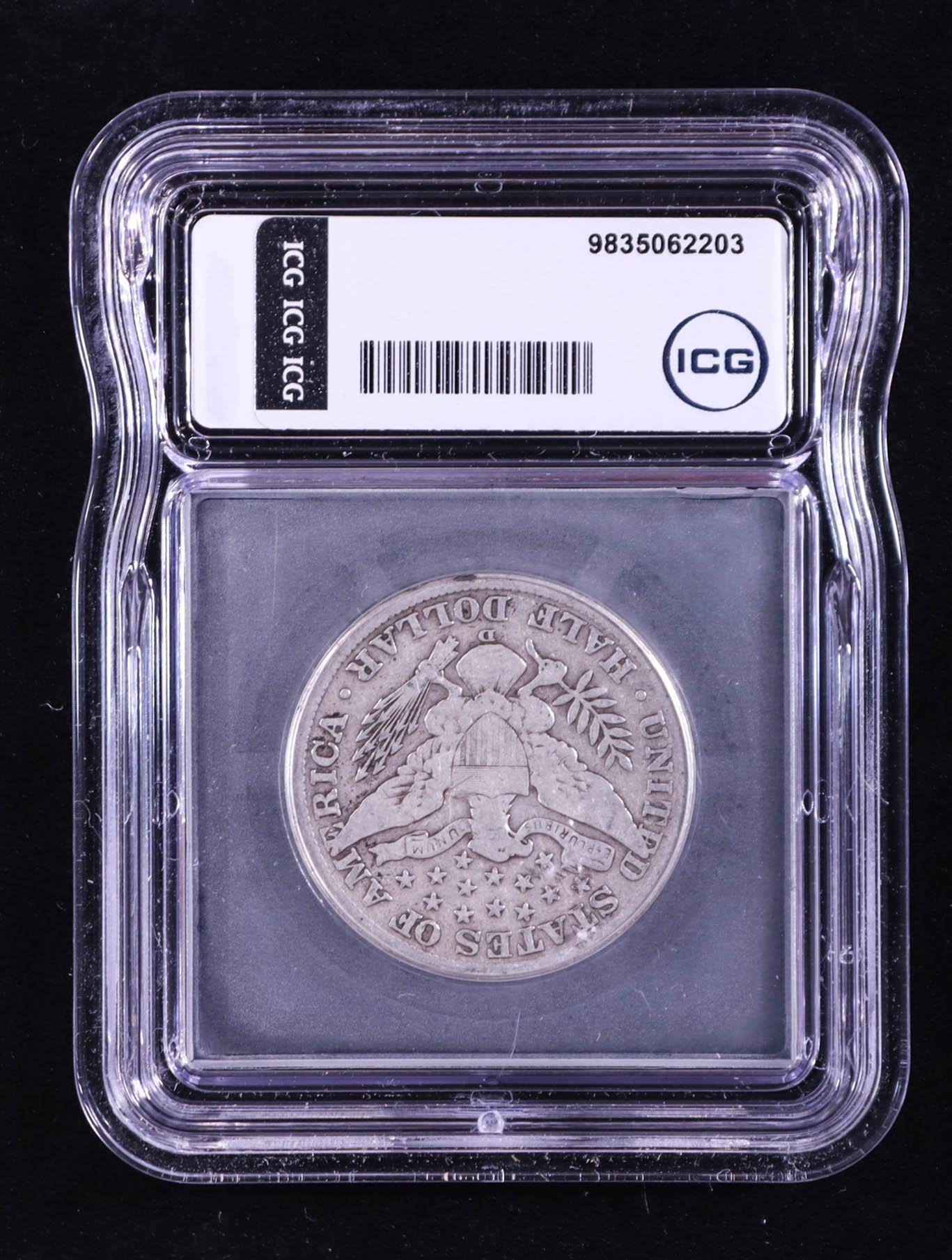 1907-D Barber Silver 50 Cent Half Dollar (ICG VG8) at PristineAuction.com 1907-D Barber Silver 50 Cent Half Dollar (ICG VG8) at PristineAuction.com