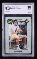 Brett Favre 1991 Classic #30 RC (BCCG 10) at PristineAuction.com