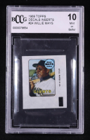 Willie Mays 1969 Topps Decals #24 (BCCG 10) at PristineAuction.com