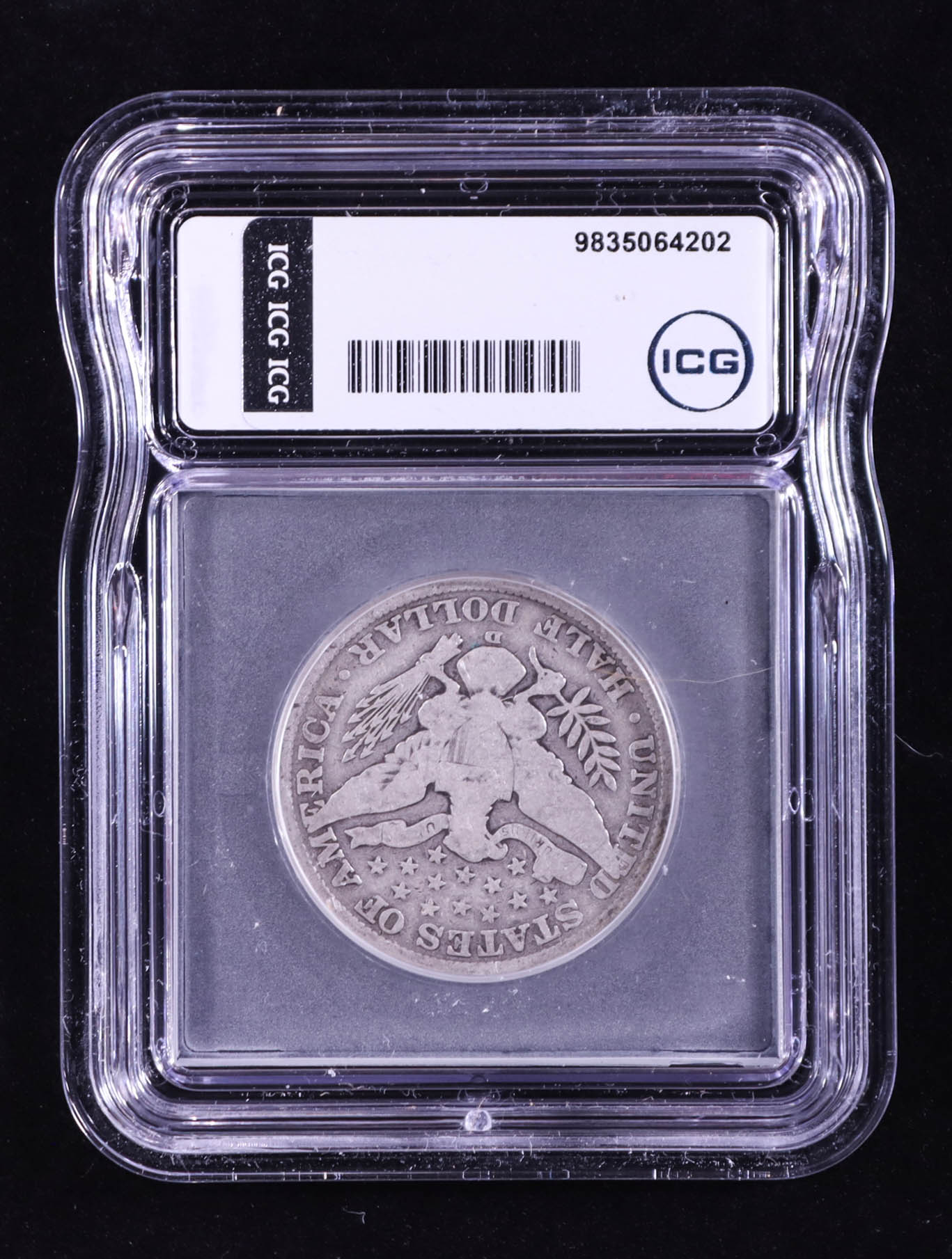 1908-D Barber Silver 50 Cent Half Dollar (ICG VG6) at PristineAuction.com 1908-D Barber Silver 50 Cent Half Dollar (ICG VG6) at PristineAuction.com