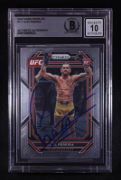 Alex Pereira Signed 2023 Panini Prizm #111 (BGS | Autograph Graded BGS 10) at PristineAuction.com