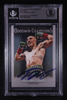 Teofimo Lopez Signed 2021 Upper Deck Goodwin Champions Platinum #P12 (BGS) at PristineAuction.com