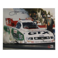 John Force Signed NHRA 8x10 Photo (Beckett) at PristineAuction.com