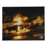 Ashley Force Signed NHRA 8x10 Photo (Beckett) at PristineAuction.com