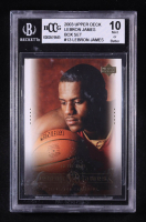 LeBron James 2003 Upper Deck LeBron James Box Set #13 In The Zone RC (BCCG 10) at PristineAuction.com