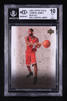 LeBron James 2003 Upper Deck LeBron James Box Set #16 The Magic Touch RC (BCCG 10) at PristineAuction.com