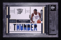 Kevin Durant 2010-11 Playoff National Treasures Timeline Materials Custom Team Nicknames Prime #9 #05/10 (BGS 9) at PristineAuction.com