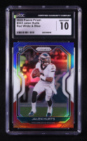 Jalen Hurts 2020 Panini Prizm Prizms Red White and Blue #343 RC (CGC 10) at PristineAuction.com