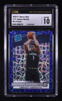Anthony Edwards 2020-21 Donruss Optic Blue Velocity #151 RR RC (CSG 10) at PristineAuction.com