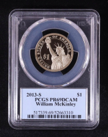 2013-S U.S. Presidential Proof $1 Dollar Coin - William McKinley 25th President (PCGS PR69DCAM) at PristineAuction.com