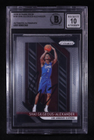 Shai Gilgeous-Alexander Signed 2018-19 Panini Prizm #184 RC (BGS | Autograph Graded BGS 10) at PristineAuction.com
