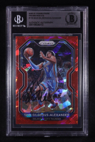 Shai Gilgeous-Alexander Signed 2020-21 Panini Prizm Red Ice #118 (BGS) at PristineAuction.com