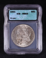 1921 Morgan Silver $1 Dollar (ICG MS63) at PristineAuction.com