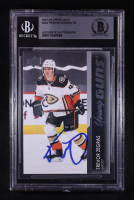 Trevor Zegras Signed 2021-22 Upper Deck Young Guns #232 RC (BGS) at PristineAuction.com