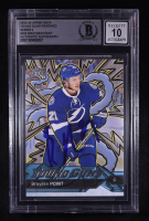 Brayden Point Signed 2024-25 Upper Deck Young Guns Renewed Series 2 #205 (BGS | Autograph Graded BGS 10) at PristineAuction.com