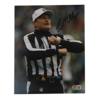 Ed Hochuli Signed 8x10 Photo (Beckett) at PristineAuction.com