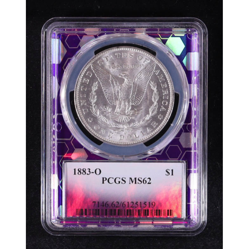 1883-O Morgan Silver $1 Dollar (PCGS MS62) at PristineAuction.com
