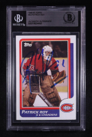 Patrick Roy Signed 1986-87 Topps #53 RC (BGS) at PristineAuction.com