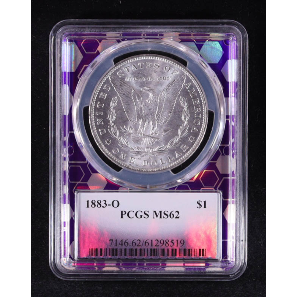 1883-O Morgan Silver $1 Dollar (PCGS MS62) at PristineAuction.com